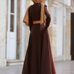 pınar şems kahverengi elbise modelleri